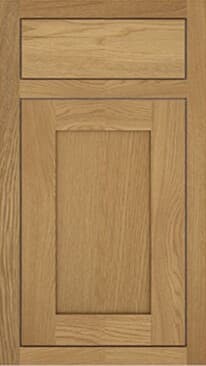 Inset Hazelnut Oak